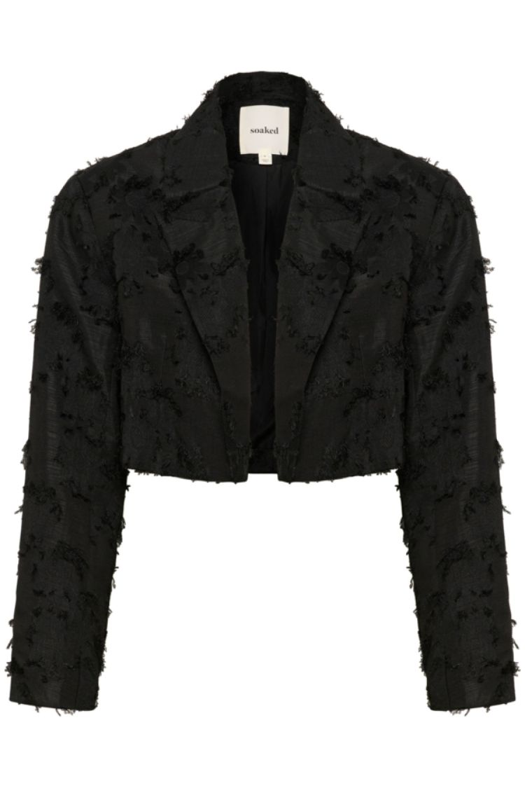 Soaked In Luxury  SLBettie Short Blazer Zwart