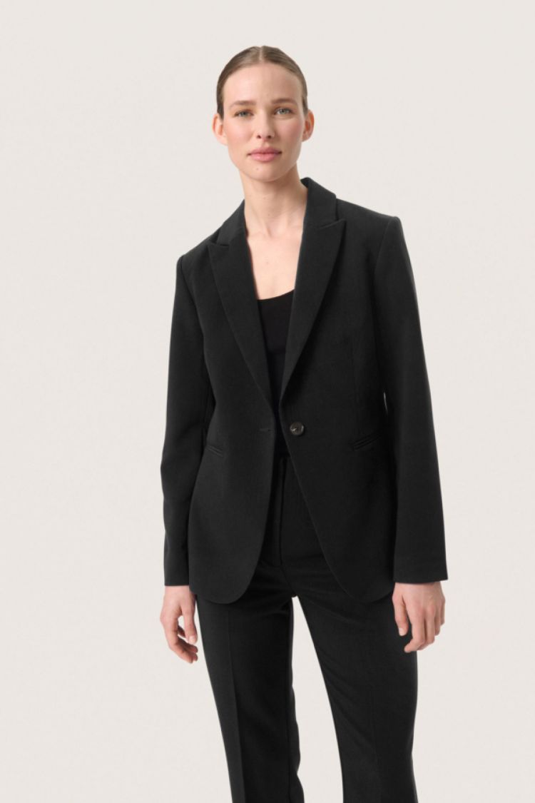 Soaked In Luxury  SLCorinne short blazer Zwart