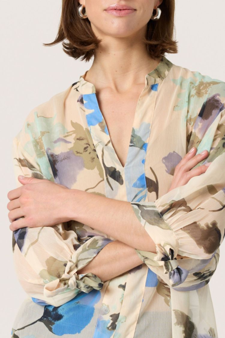 Soaked In Luxury 17518 Dameskledij Beige