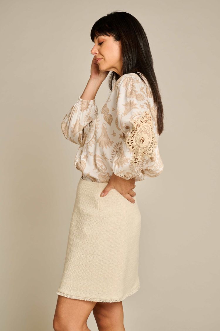 Yess  ROXANNE BLOUSE Beige