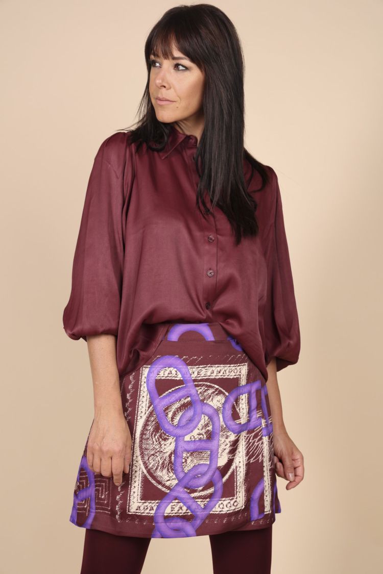 Yess  OTTA BLOUSE Bordeaux