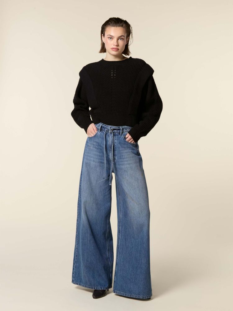 Homage Wide leg H-CW26M58 Blauw