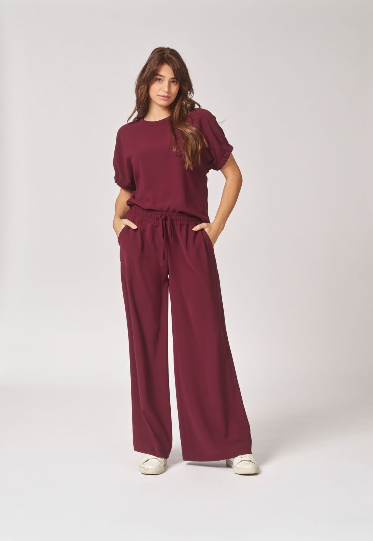Lalotti  POLLY WIDE PANTS  Bordeaux