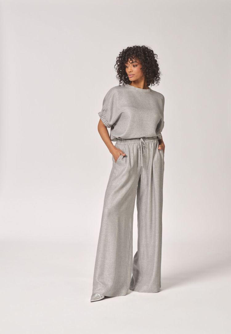 Lalotti  POLLY-BIBA SPARKLE PANTS  Grijs