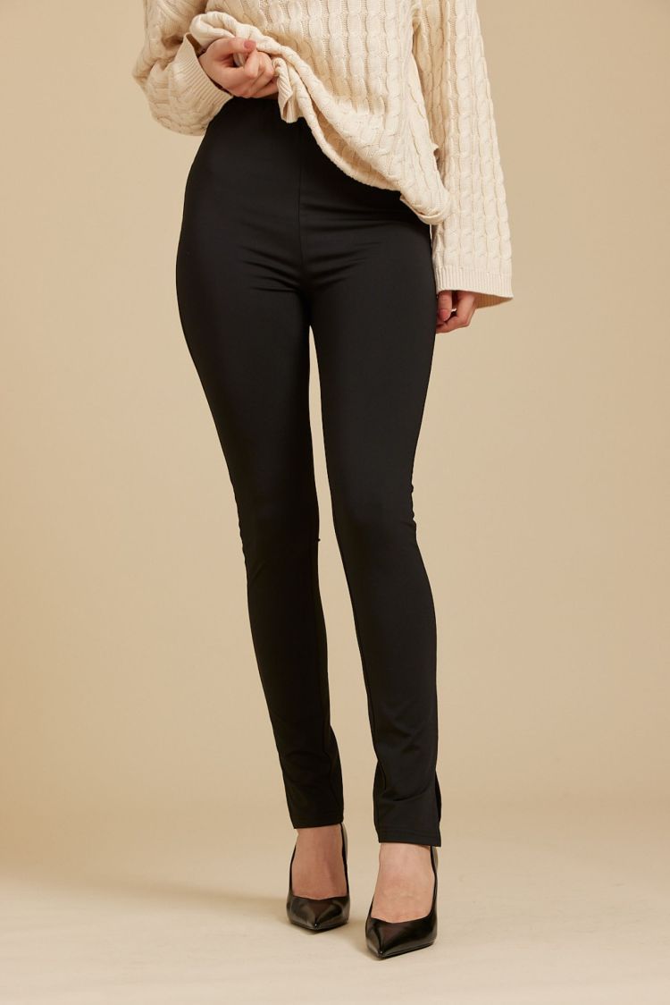 Rut & Circle  Elena jersey leggings Zwart