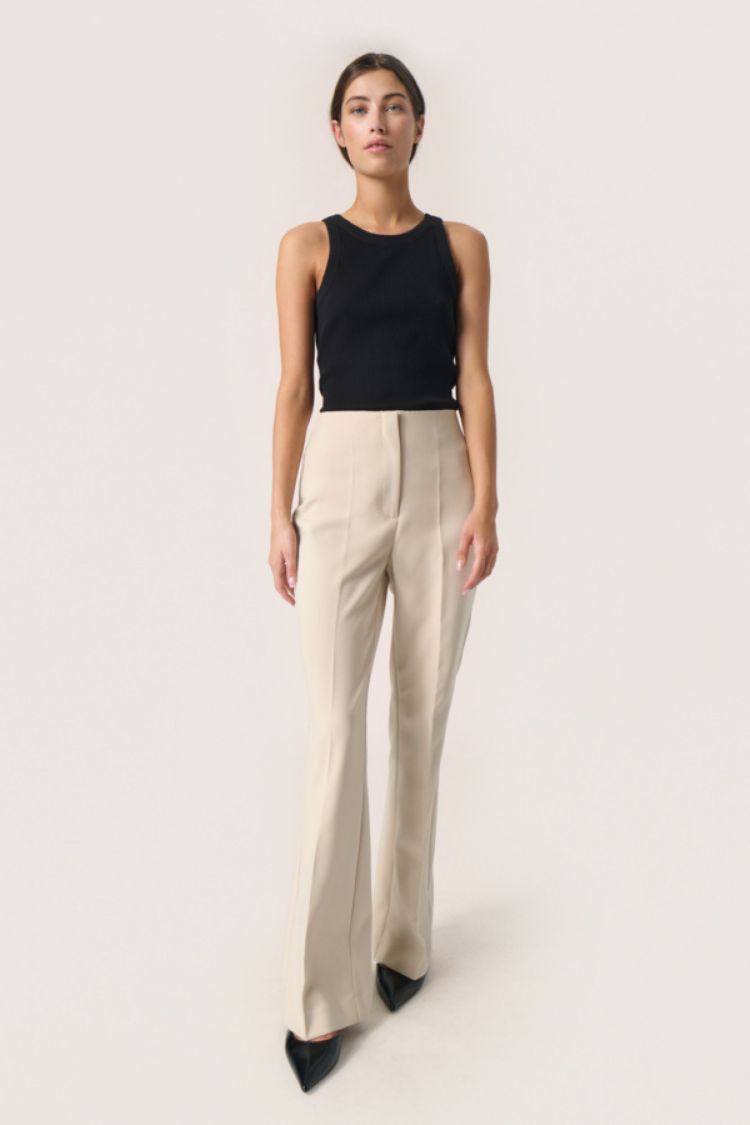 Soaked In Luxury  SLCorinne Trousers Ecru