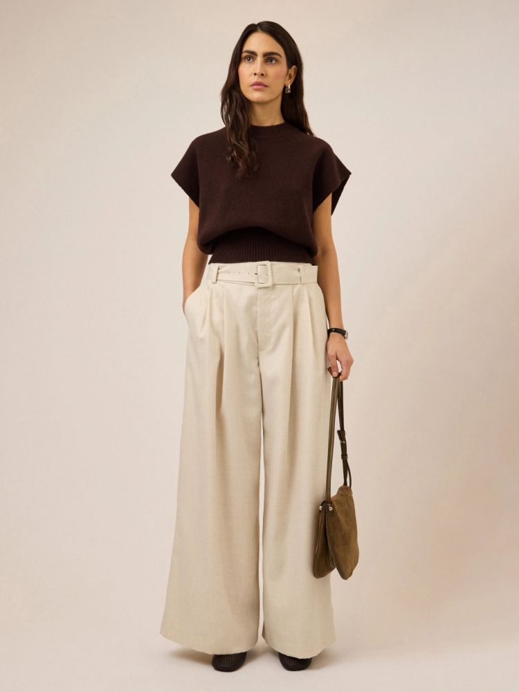 Y.a.s. 19819 Wide leg Ecru