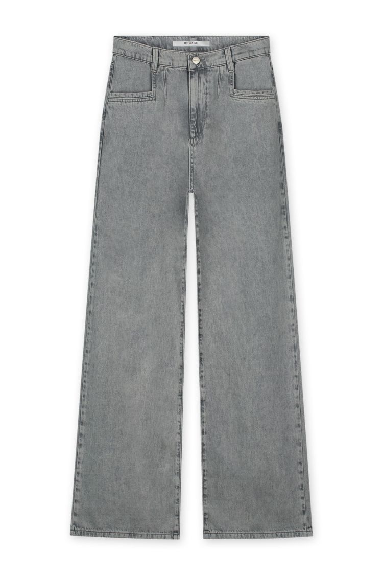 Homage  Farrah - wide leg jeans Grijs