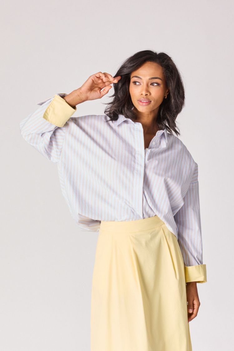 Lalotti  PEARL BLOUSE Geel