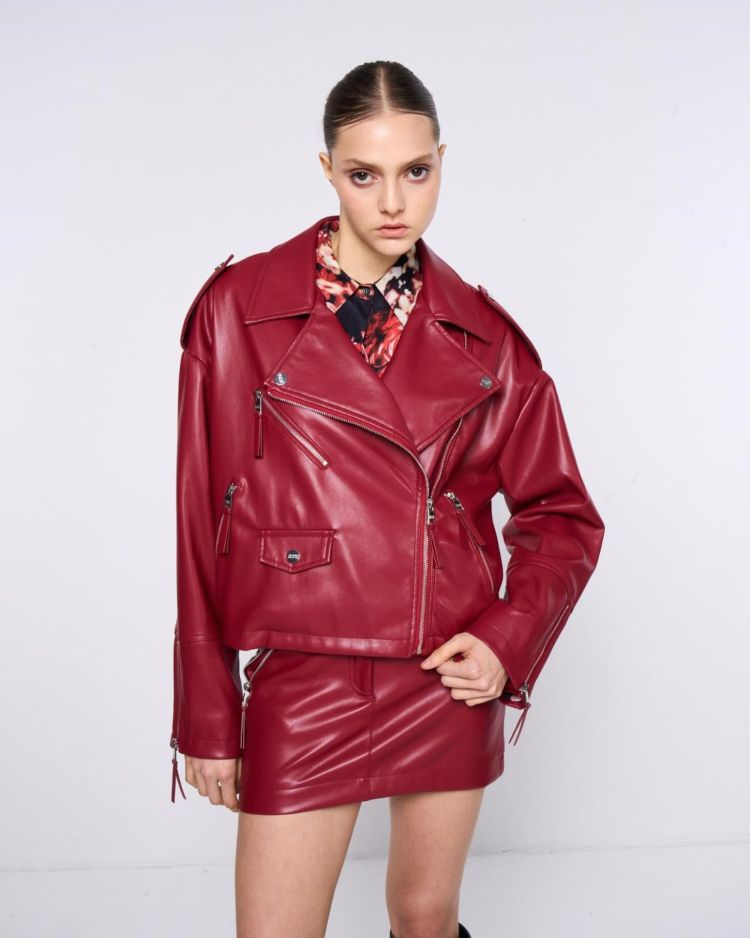 Silvian Heach  JACKET ARTMUT Bordeaux