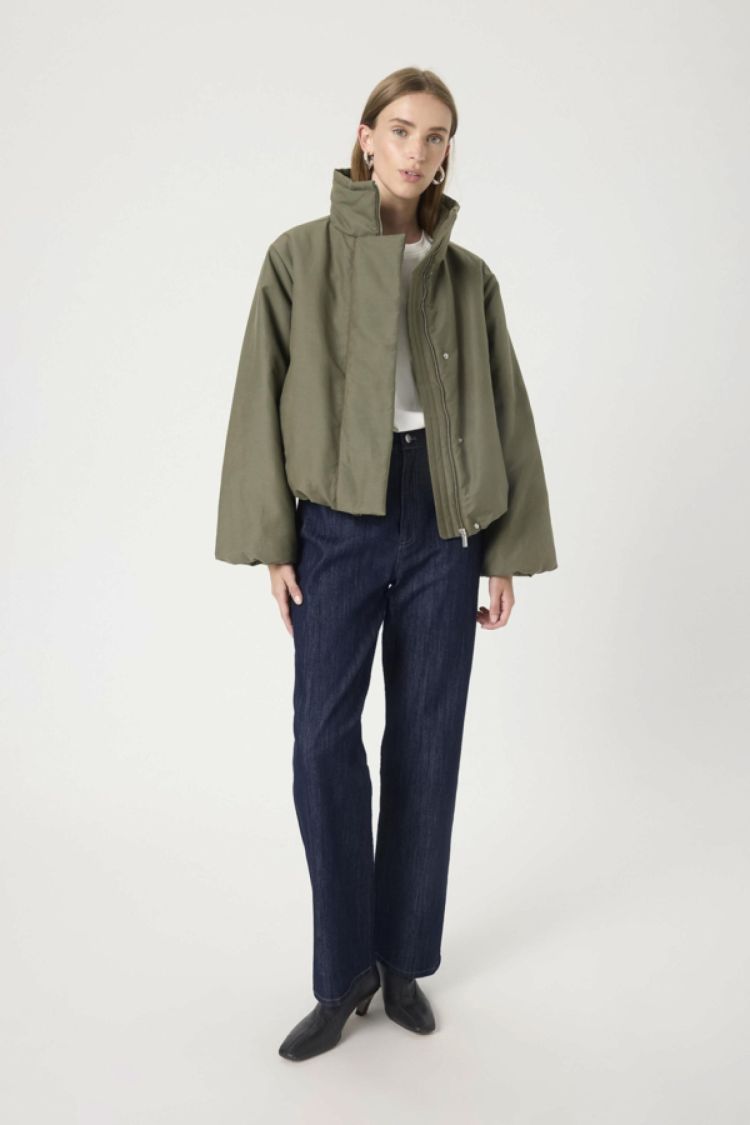 Soaked In Luxury 17446 Dameskledij Kaki