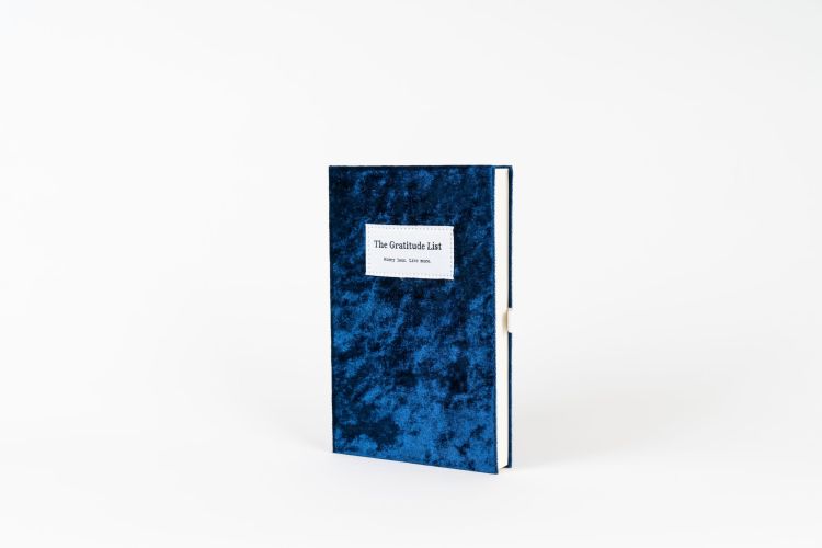 Gratitude List Book 12897  Blauw