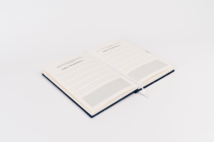 Gratitude List Book 12897  Blauw