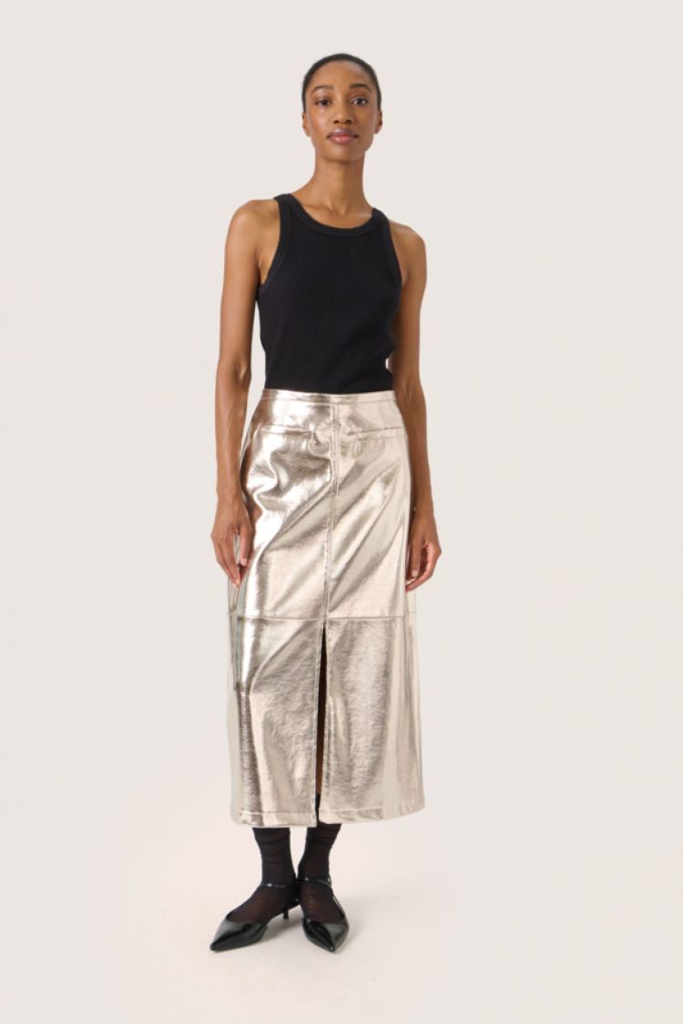 Soaked In Luxury  SLDanila Skirt Goud