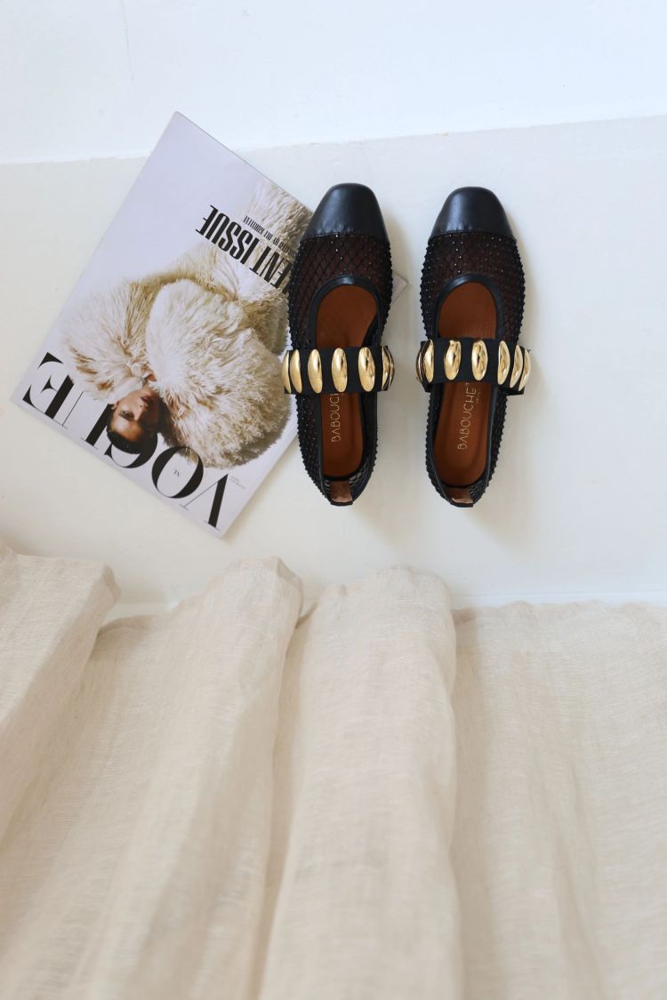 Babouche 18541  Zwart