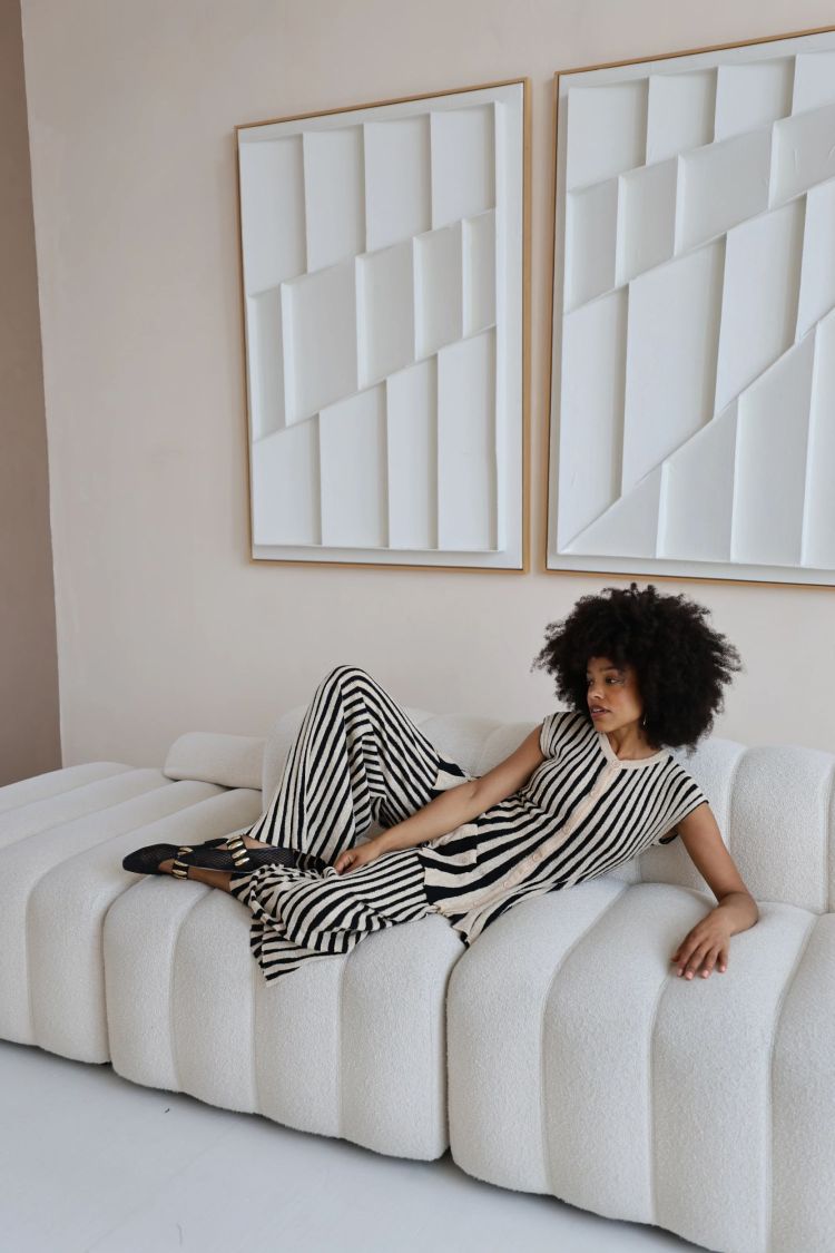 Babouche 18541  Zwart