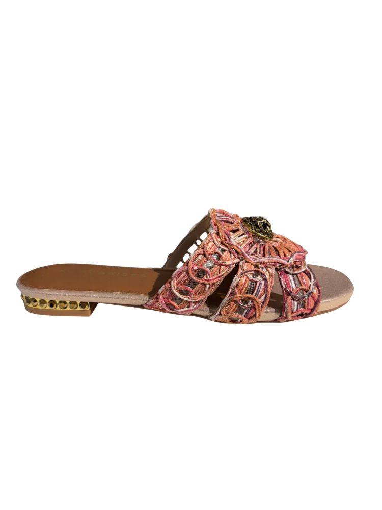 Kurt Geiger  CHELSEA WOVEN FLAT Roze