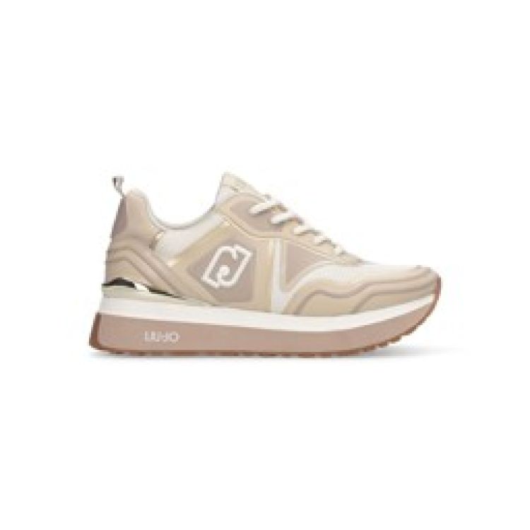 Liu Jo  LIU JO MAXI WONDER TECH 01 - SNEAKER FRAMIS/MESH R Beige