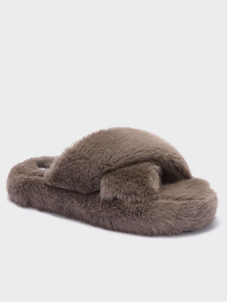 Scholl  FLUFFY CROSS Grijs