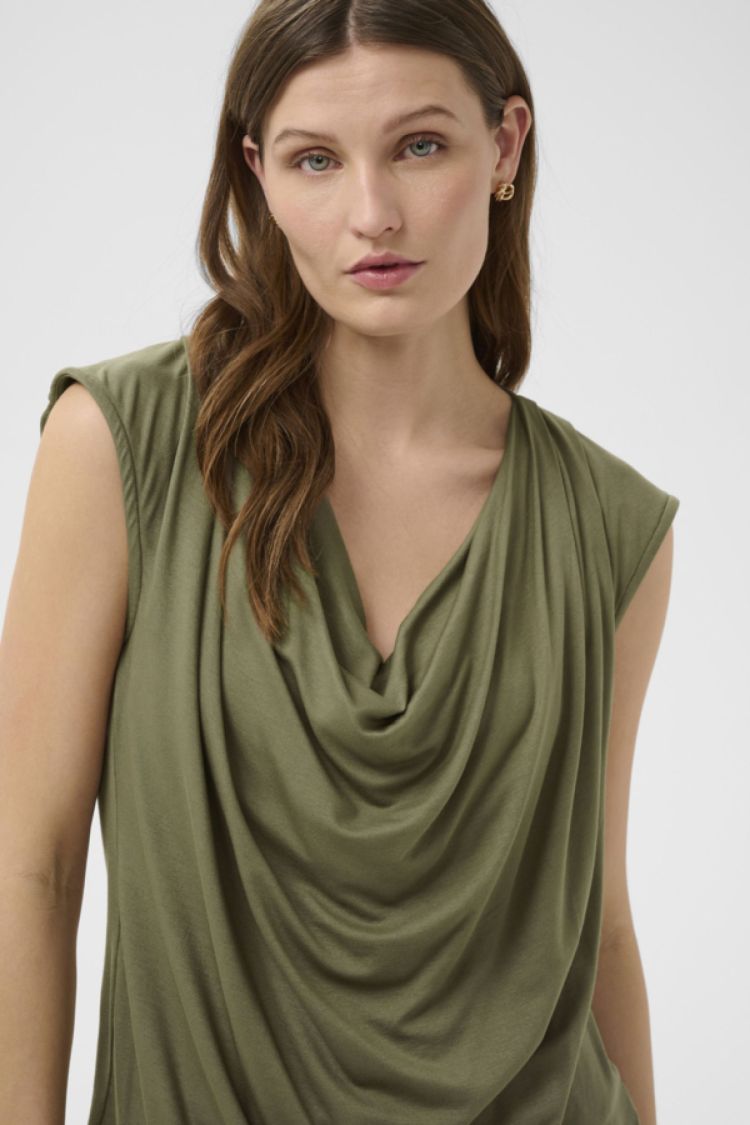 Soaked In Luxury 19414 Dameskledij Kaki