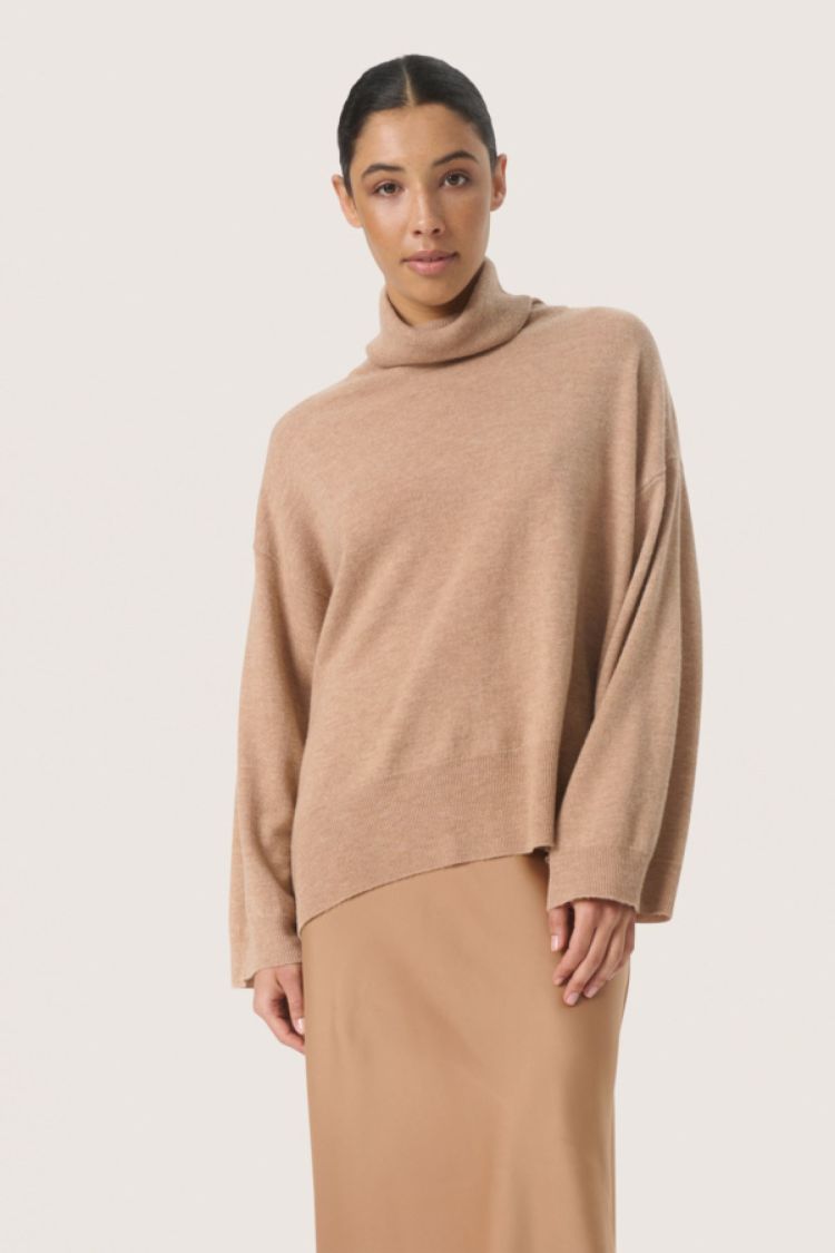 Soaked In Luxury  SLMolina Pullover Camel