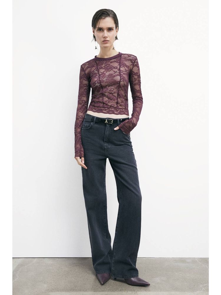 Patrizia Pepe Clothes  8M1738/J301 Bordeaux