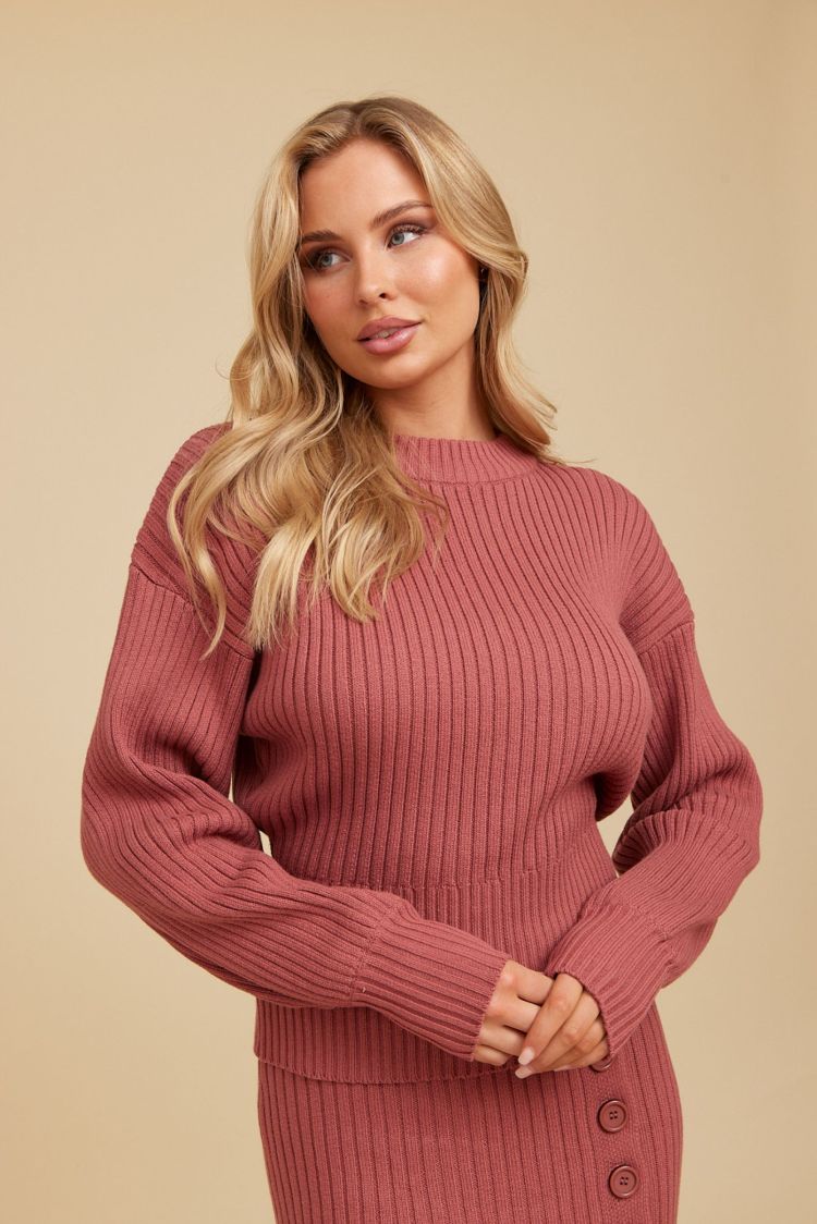 Rut & Circle  Sofia knit Roze